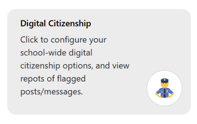 Screenshot of the digital citizenship pod