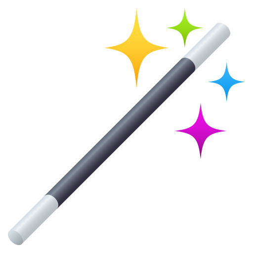 magic wand emoji