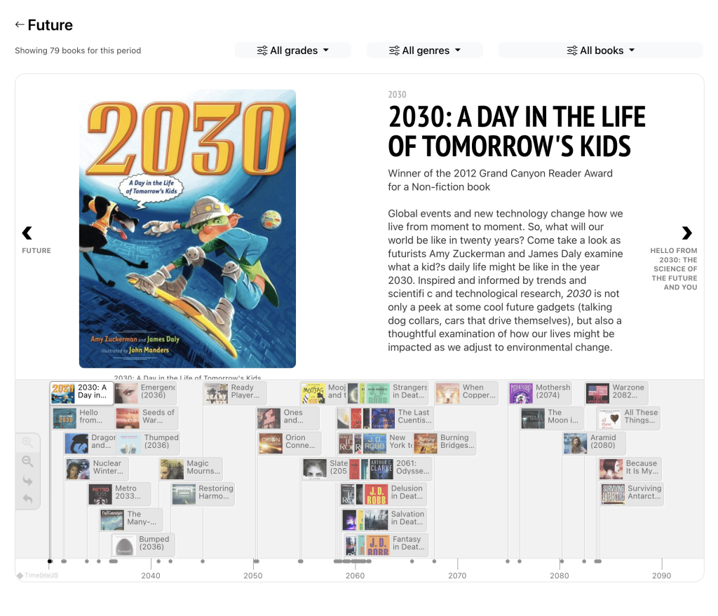 5. Explore Books by Timeline or Events